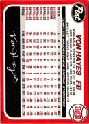 1989 Topps Von Hayes