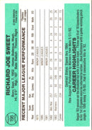 1984 Donruss Rick Sweet