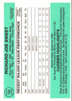 1984 Donruss Rick Sweet #196