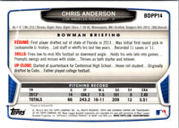 2013 Bowman Draft Picks & Prospects Chrome Chris Anderson #BDPP14