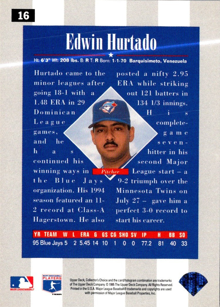 1996 Collector's Choice Edwin Hurtado