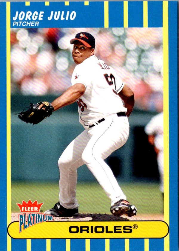 2003 Fleer Platinum Jorge Julio #156