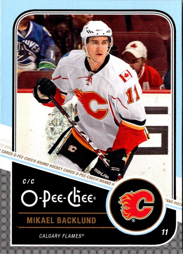 2011 O-Pee-Chee Mikael Backlund #332