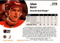 1991 Pro Set Alan Kerr #376