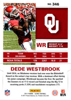 2017 Score Dede Westbrook #346 Rookie