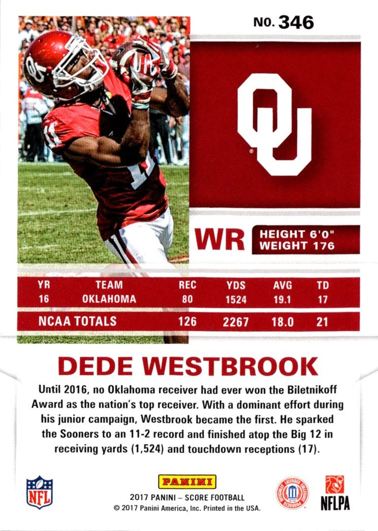 2017 Score Dede Westbrook