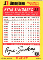 1991 Jimmy Dean Ryne Sandberg #6