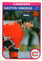 1982 O-Pee-Chee Gaston Gingras #182