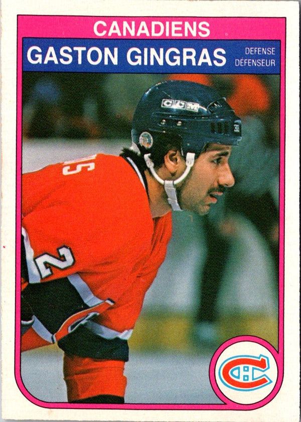 1982 O-Pee-Chee Gaston Gingras #182