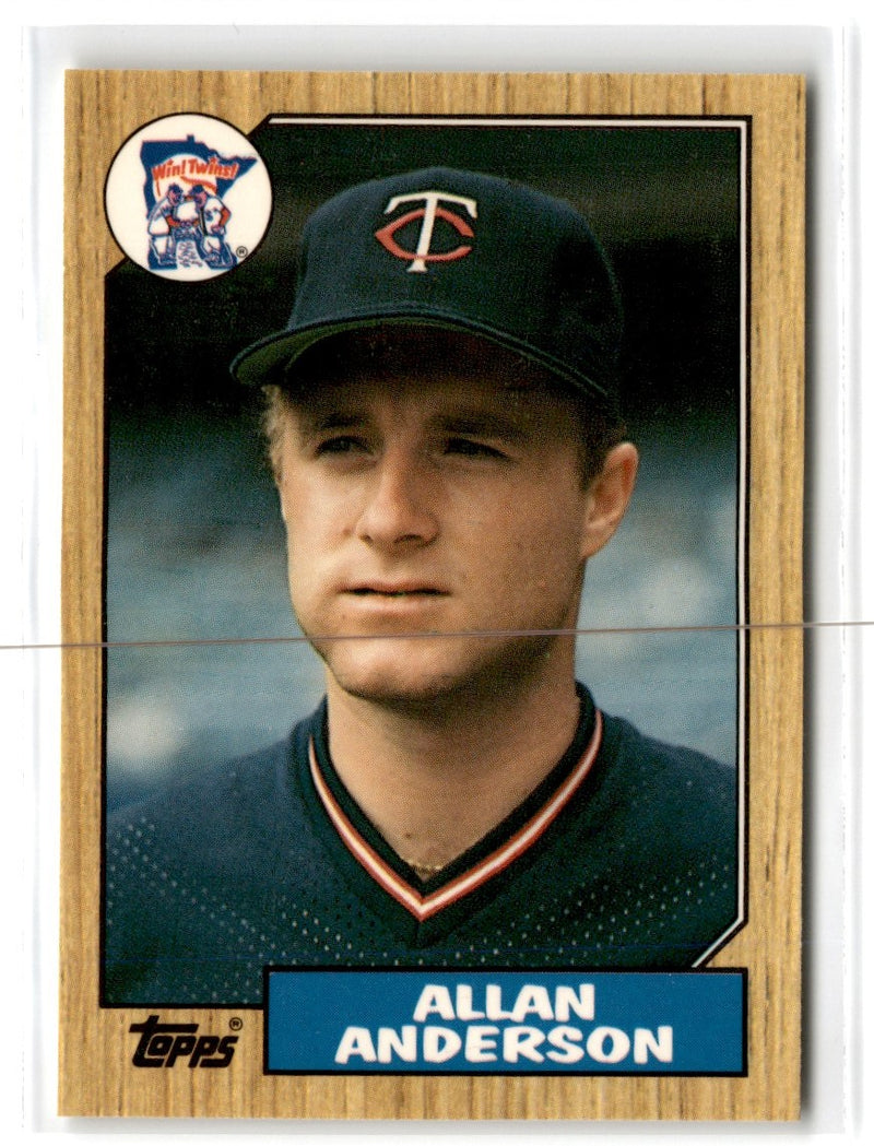 1987 Topps Tiffany Allan Anderson