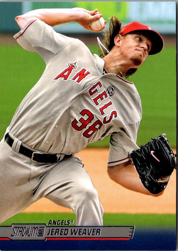 2014 Stadium Club Jered Weaver #19