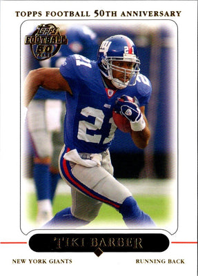 2005 Topps Tiki Barber #152