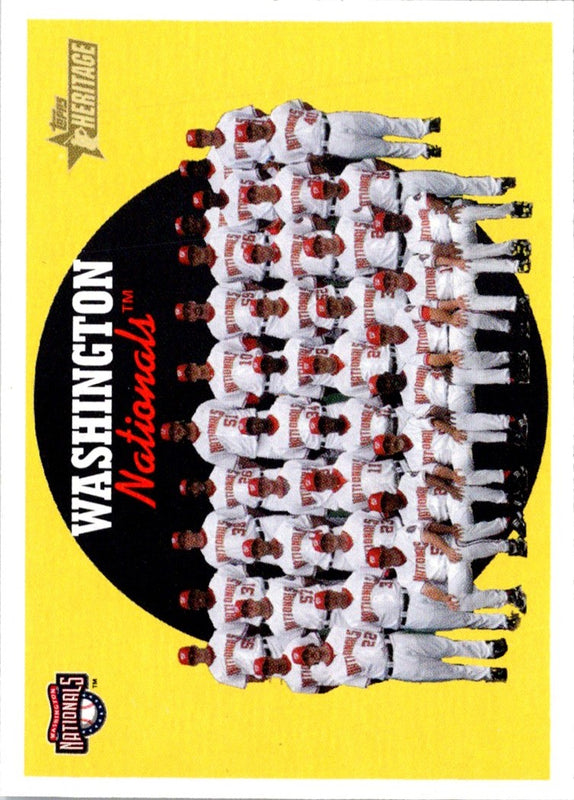 2008 Topps Heritage Washington Nationals #397