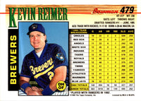 1993 Bowman Kevin Reimer #479