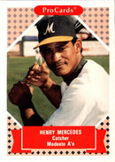 1991 ProCards Tomorrow's Heroes Henry Mercedes