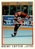 1991 O-Pee-Chee Premier Brent Sutter #156