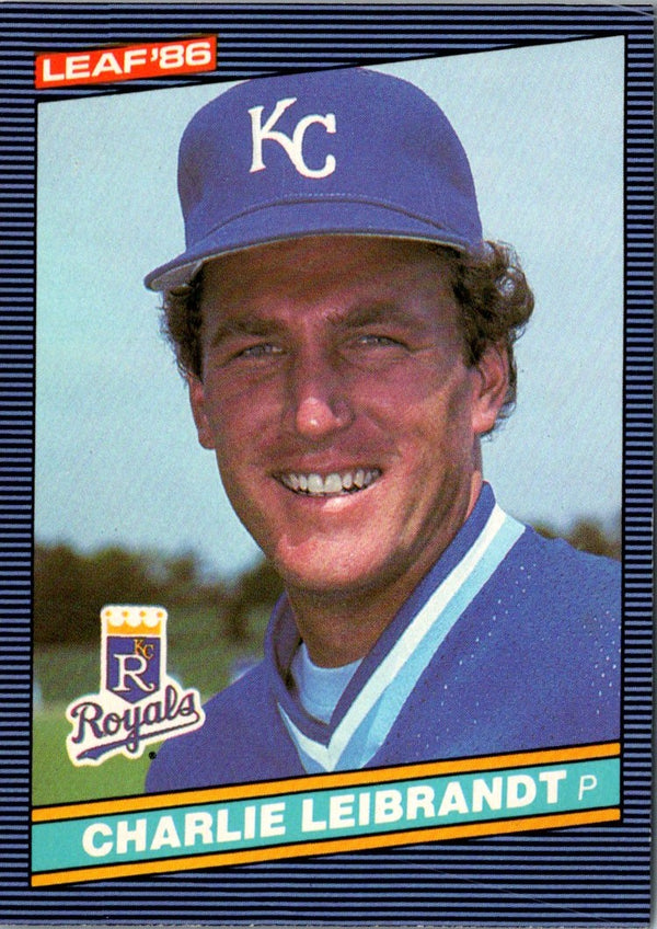 1986 Leaf Charlie Leibrandt #171