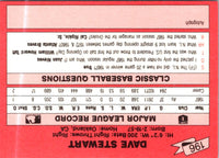 1988 Classic Red Dave Stewart #196
