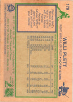1983 O-Pee-Chee Willi Plett #179