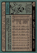 1980 Topps Jeff Leonard