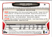 2013 Bowman Draft Picks & Prospects Chrome Grant Green #28 Rookie