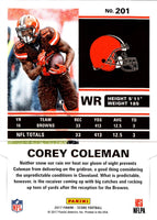 2017 Stadium Club Scoreless Streak Corey Coleman #SS-CKR