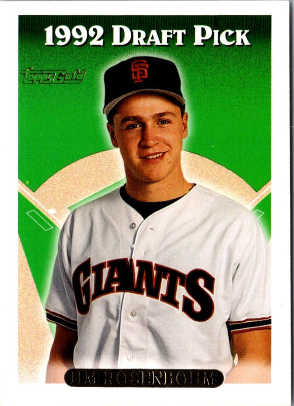 1993 Topps Gold Jim Rosenbohm #667