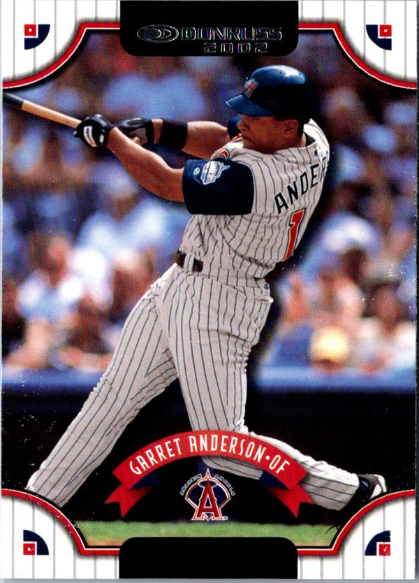 2002 Donruss Garret Anderson #54
