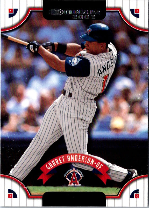 2002 Donruss Garret Anderson #54