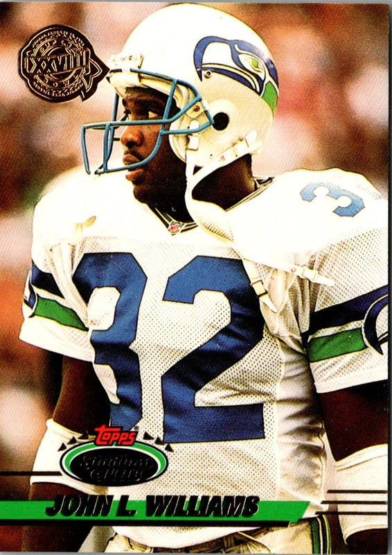 1993 Stadium Club Super Teams Bowl John L. Williams #465