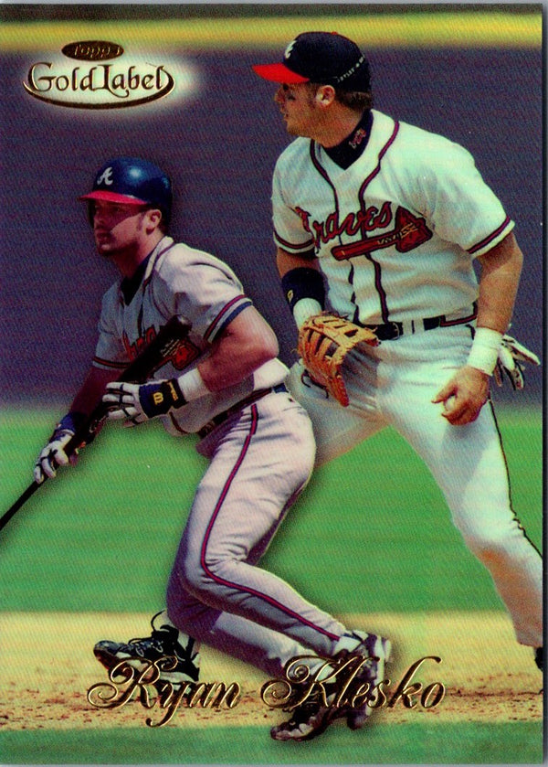 1998 Topps Gold Label Ryan Klesko #82