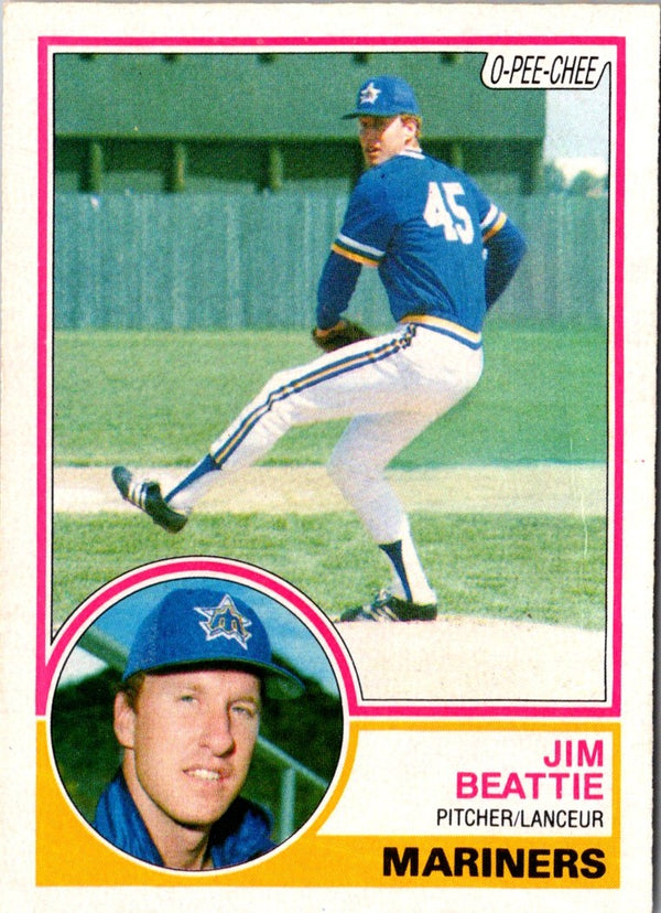 1983 O-Pee-Chee Jim Beattie #191