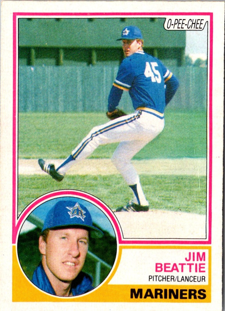 1983 O-Pee-Chee Jim Beattie