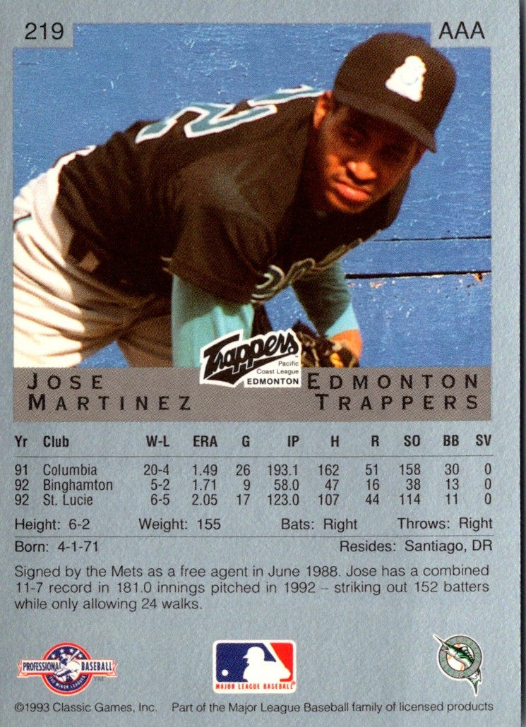 1993 Classic Best Jose Martinez