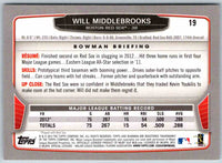 2014 Bowman Will Middlebrooks #19
