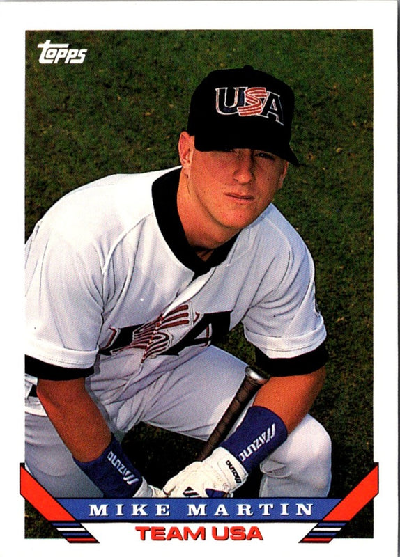 1993 Topps Traded Mike Martin #128T Rookie