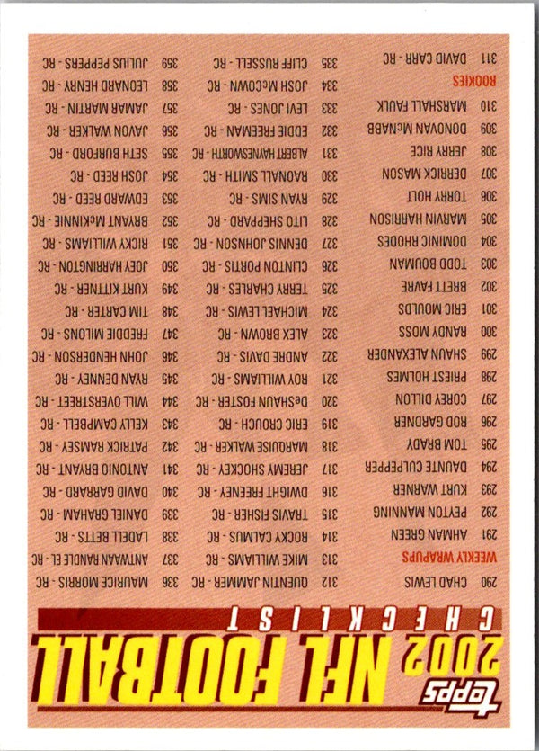 2012 Topps Rookie Reprint Peyton Manning #360