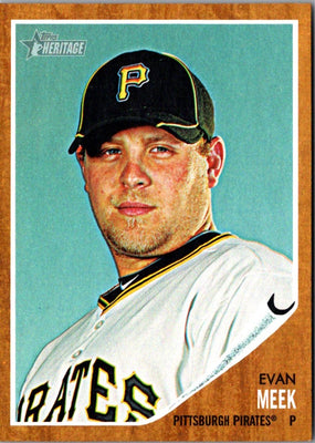2011 Topps Heritage Evan Meek #210