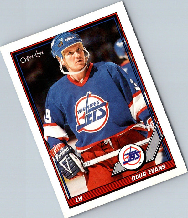 1991 O-Pee-Chee Doug Evans #438