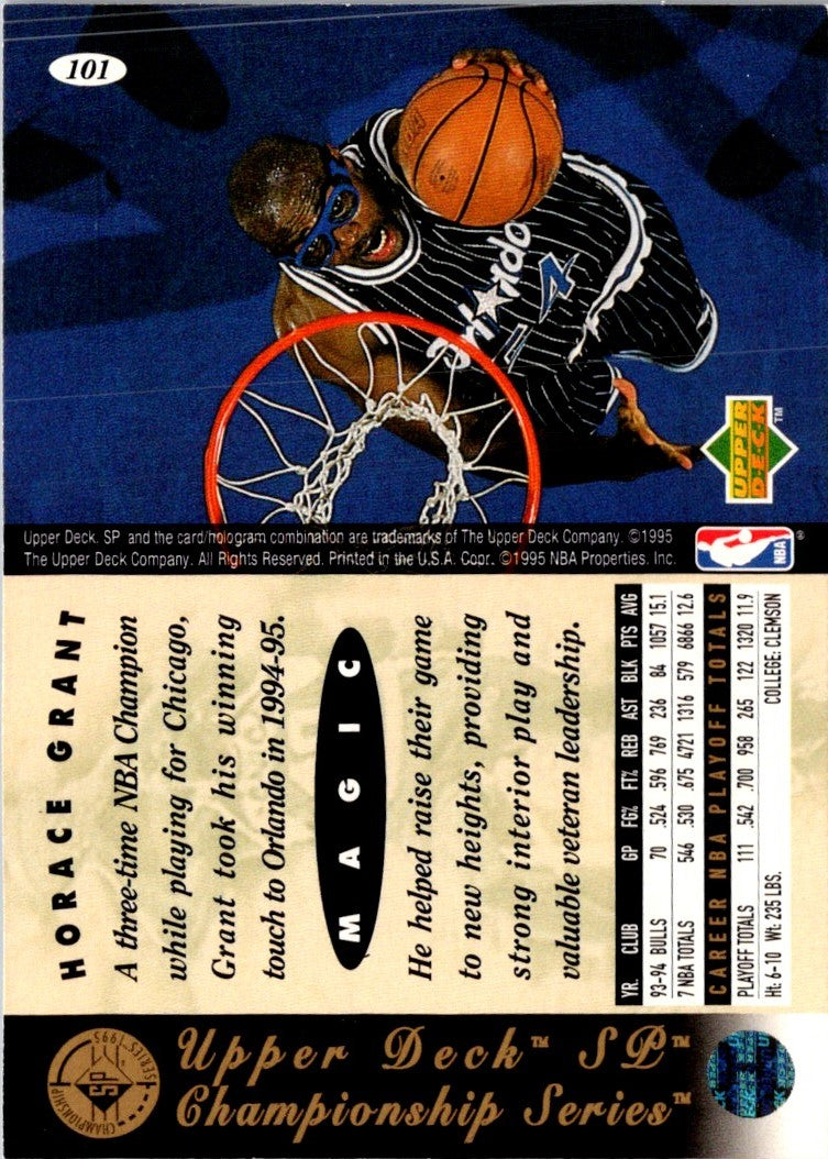 1994 SP Championship Die Cuts Horace Grant