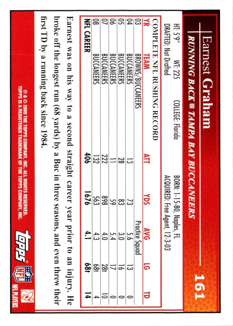 2009 Topps Earnest Graham