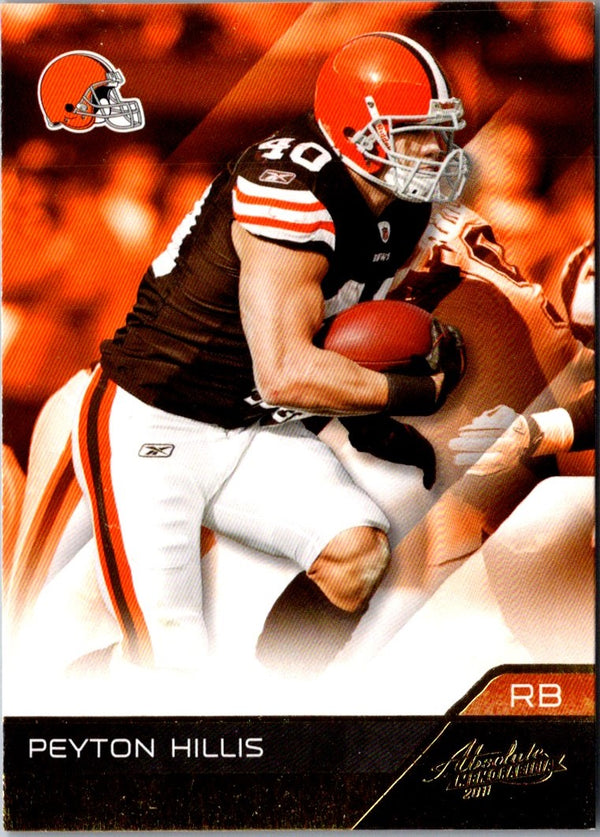 2011 Panini Absolute Memorabilia Peyton Hillis #27