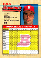 1992 Bowman Todd Zeile #695
