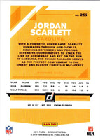 2019 Donruss Blue Press Proof Jordan Scarlett #252