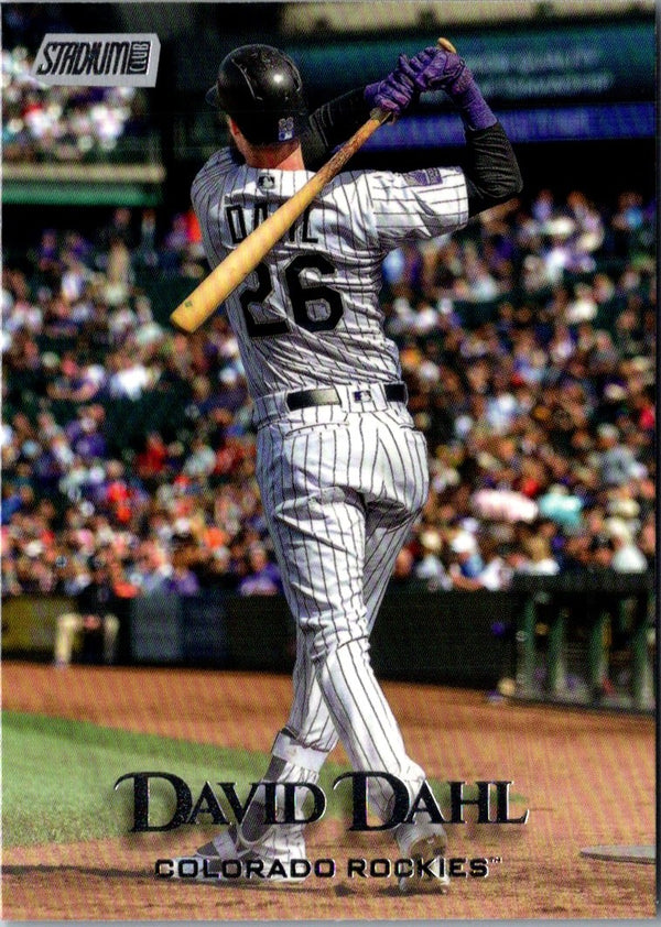 2019 Stadium Club David Dahl #5