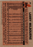 1983 Topps Larry Milbourne #91 EX