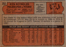 1972 Topps Ken Reynolds