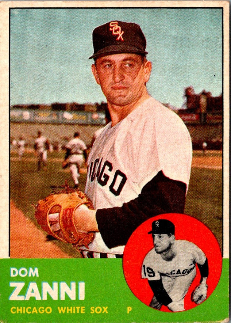 1963 Topps Dom Zanni