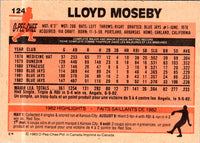 1983 O-Pee-Chee Lloyd Moseby #124