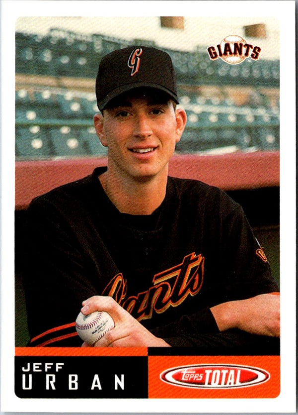 2002 Topps Total Jeff Urban #656